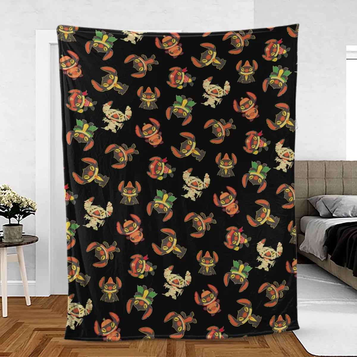 Stitch Halloween Costumes Fleece Blanket
