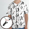 Frankenstein And Bride Movie Dance Scenes Unisex Baseball Jersey