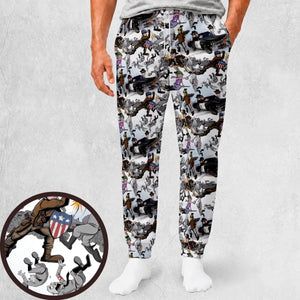This cartoon kills fascists Sweatpants