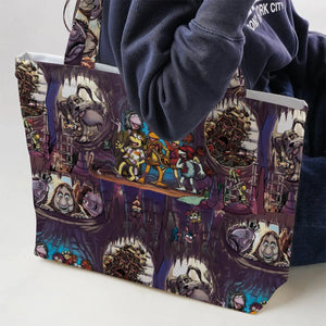 It's All Connected Fraggle Rock Large Tote Bag