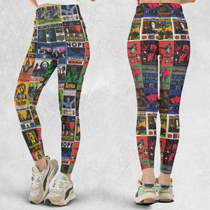 Modern Horror Movies Nope Ghostface Pinhead Pearl Leatherface Halloween Legging