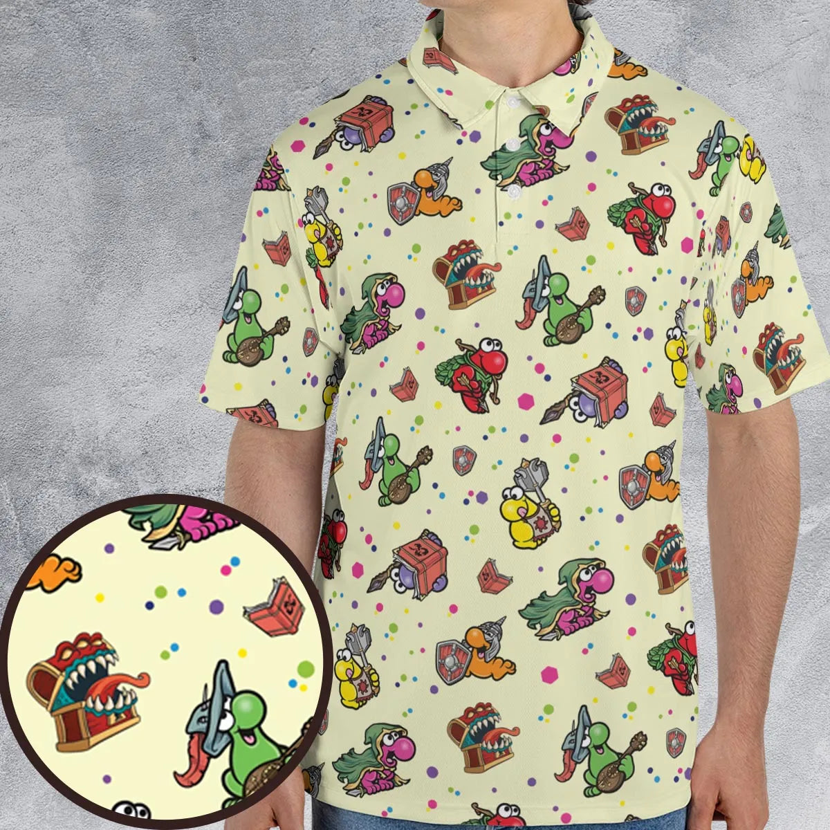 Nerd Candy DnD AOP Men/Women Polo Shirt