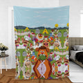 MupSommar Midsommar and The Muppet Show Fleece Blanket