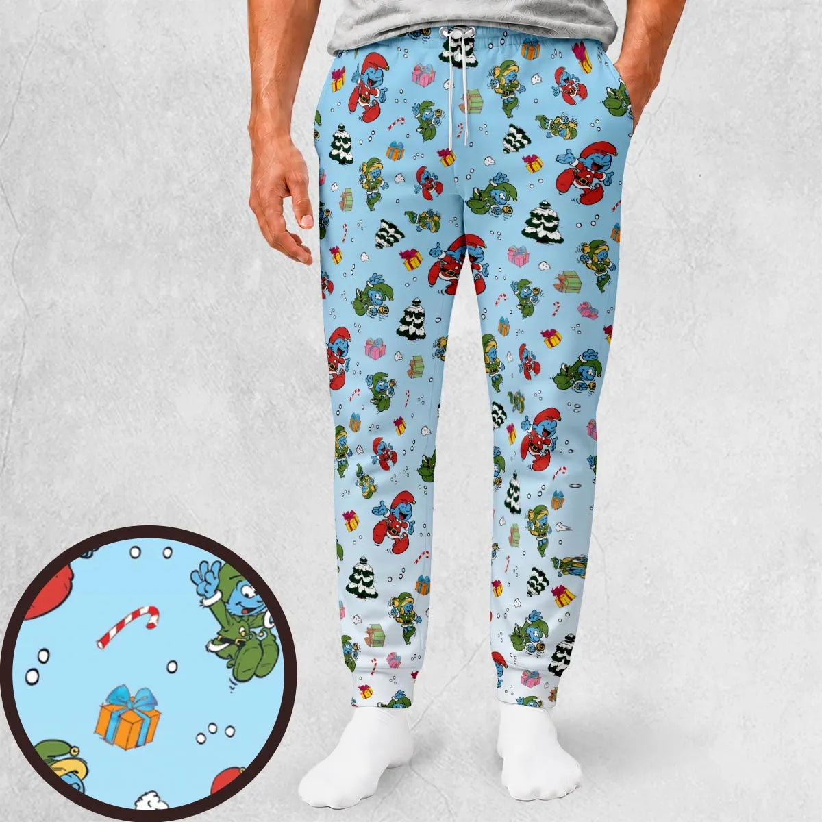 Christmas Joy The Smurfs Sweatpants
