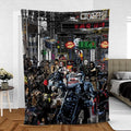 The 80s Iconic Fleece Blanket