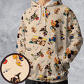 Fun And Fancy Free Characters All-over Print Hoodie
