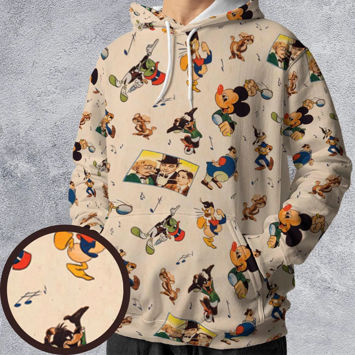 Fun And Fancy Free Characters All-over Print Hoodie