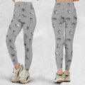 Miniature Schnauzer Yoga Pattern Legging