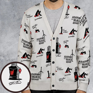 Tis but a scratch Black Knight Monty Python And The Holy Grail Cardigan