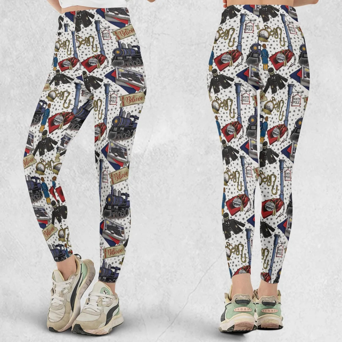 The Polar Express Christmas Movie Legging