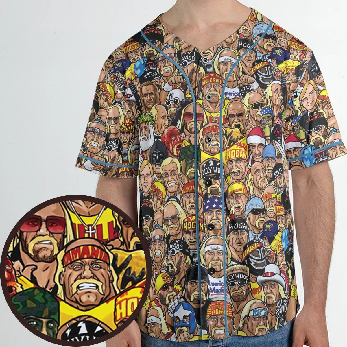 Classic Wrestlers Unisex Baseball Jersey