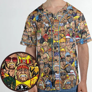 Classic Wrestlers Unisex Baseball Jersey