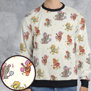 Dance Your Cares Away All-over Print Sweatshirt