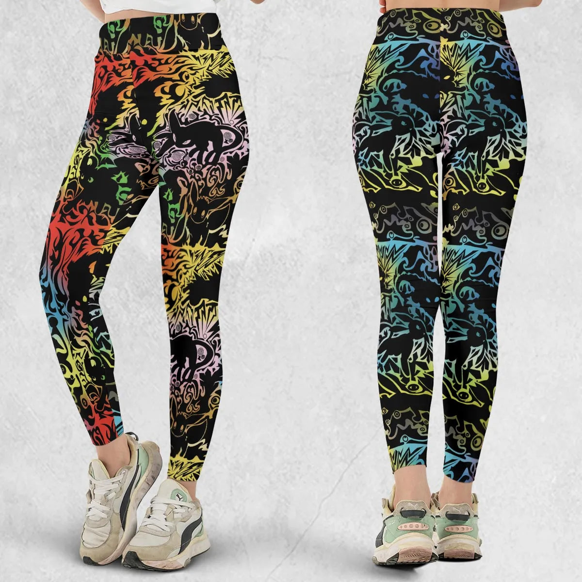 Eevee Pokemon Black Legging