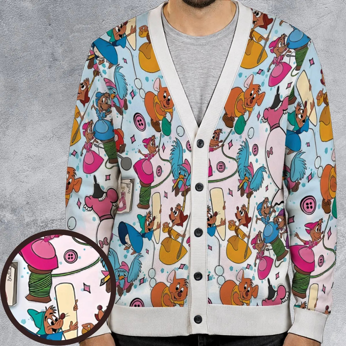 Jaq, Gus, & Sewing Friends Cardigan