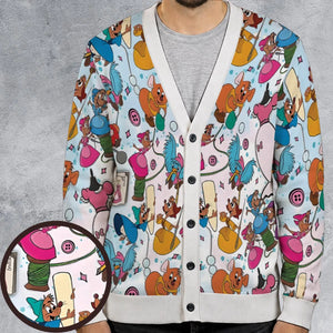 Jaq, Gus, & Sewing Friends Cardigan