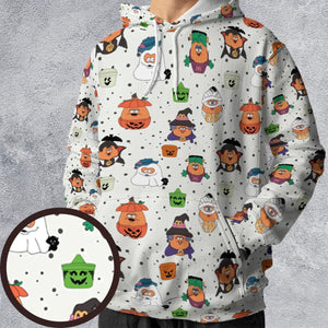 Memorable Friends McNugget Buddies Mcdonalds 1992 All-over Print Hoodie