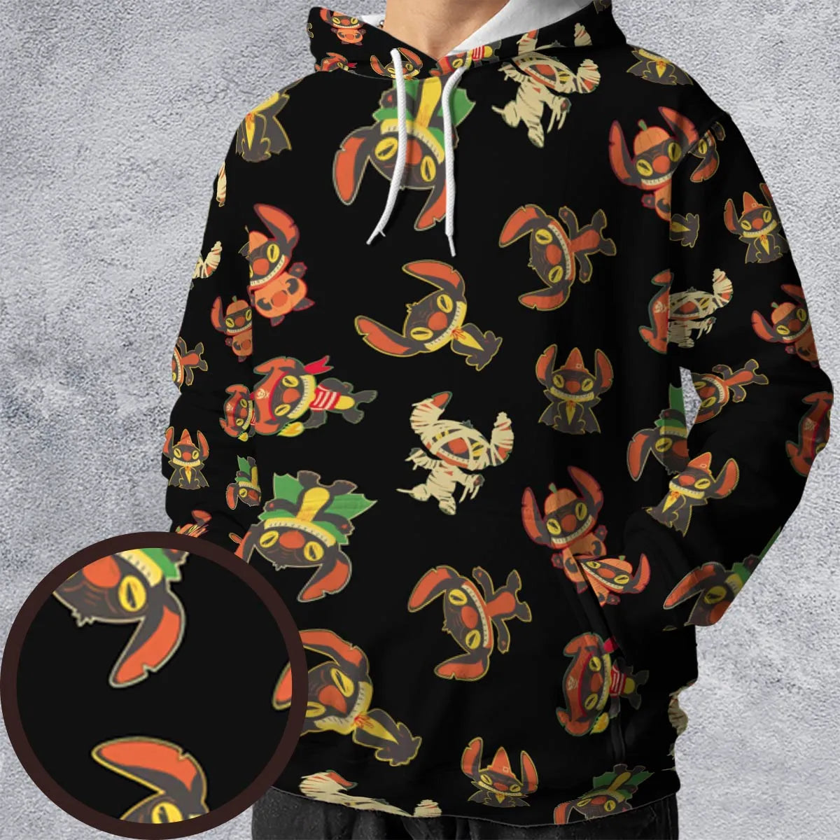 Stitch Halloween Costumes All-over Print Hoodie