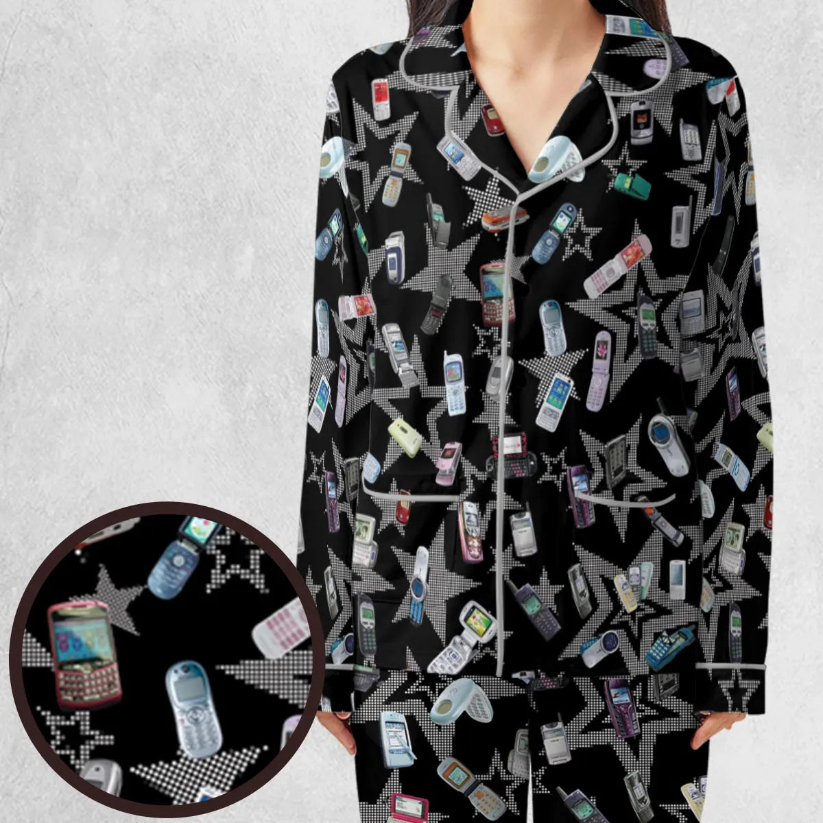 Retro Futurism Pajamas Set