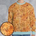 Vintage Adventure Map Indiana Jones All-over Print Sweatshirt
