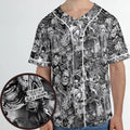 The Monsters Universal Classic Monsters Unisex Baseball Jersey