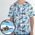 Parody Couples Duo Ambiguously Unisex Baseball Jersey