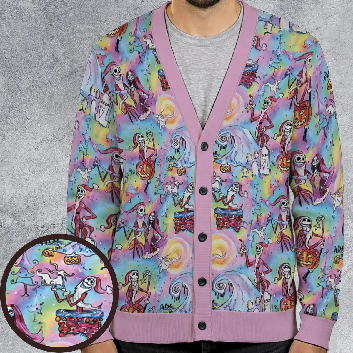 Goth Aesthetic The Nightmare Before Christmas Cardigan