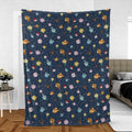 Gengar as Eevee The Eeveelutions Pokemon Fleece Blanket