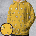 Homer Simpson Pattern All-over Print Hoodie