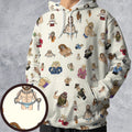 Old School Pro Wrestling All-over Print Hoodie