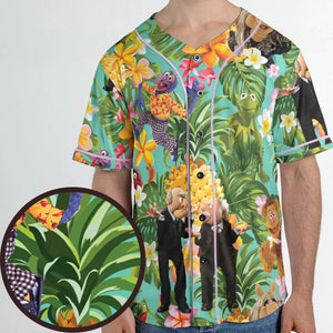 Statler And Waldorf Muppets Tropical Unisex Baseball Jersey