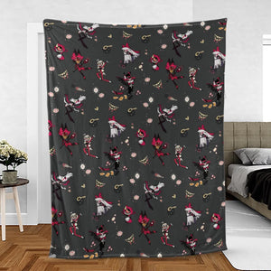 Helluva Hazbin Fleece Blanket
