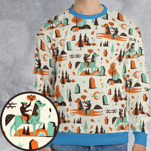 Halloween folklore The Headless Horseman All-over Print Sweatshirt