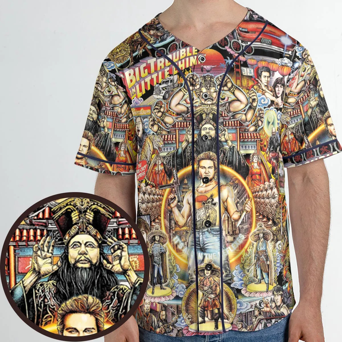 Big Trouble in Little China Unisex Baseball Jersey