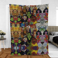 Frightfully Funny Ghostbusters Groovie Goolies Fleece Blanket