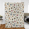 Old School Pro Wrestling Fleece Blanket