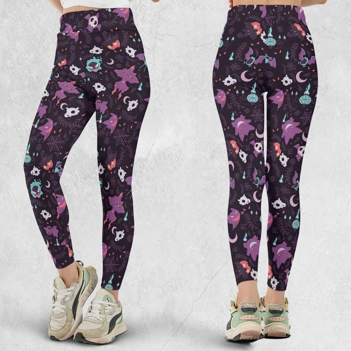 Lavender Town Pokemon Pattern Legging