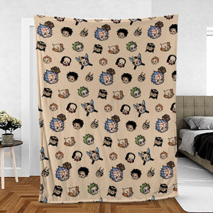 Horror Chic Fleece Blanket