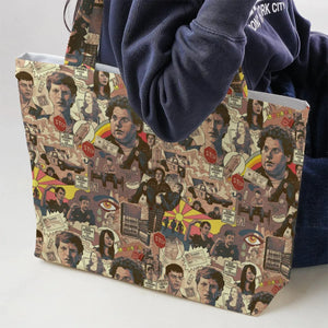 Retro Art Buddies Superbad Large Tote Bag