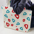 Togepi Pattern Pokemon Large Tote Bag