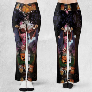 Halloween Food Mascot Themed Flare Leggings