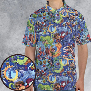 Web Slinger Spider Man AOP Men/Women Polo Shirt