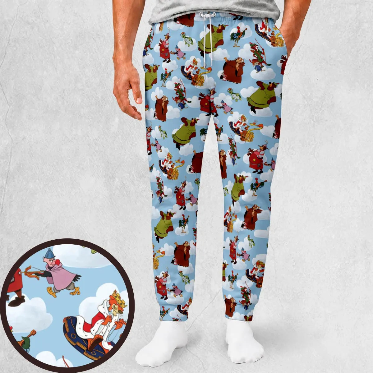 Meet Fox and his Merry Menagerie Sweatpants