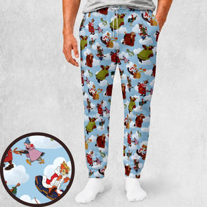 Meet Fox and his Merry Menagerie Sweatpants