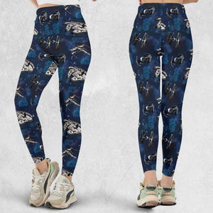 Star Wars Ships Pattern Legging