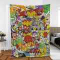 Pure Chaos Aqua Teen Hunger Force Fleece Blanket