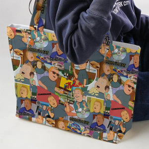 Comedian Bobby King Of The Hill Large Tote Bag