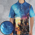 KH3 Kingdom Heart AOP Men/Women Polo Shirt