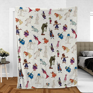 Groovie Goolies Halloween Fleece Blanket