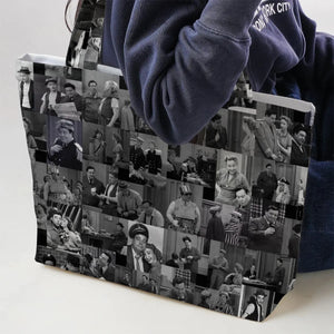 To The Moon The Honeymooners Large Tote Bag